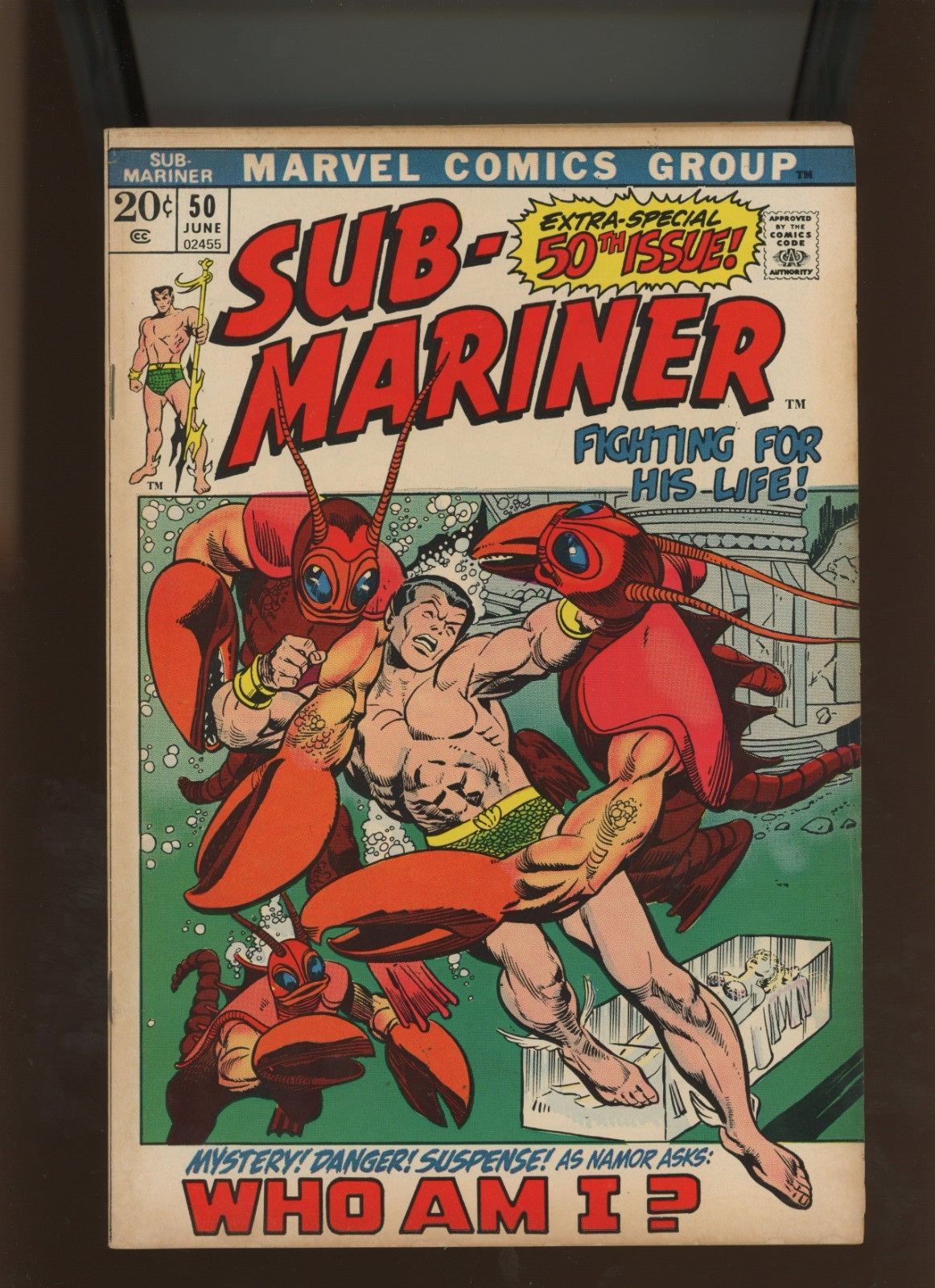 (1972) Sub-Mariner #50: BRONZE AGE KEY ISSUE WE COMBINE SHIPPING (6.0/6.5)