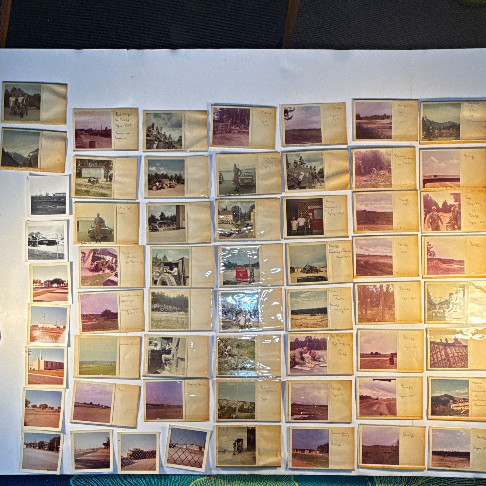 106 Original 1967 US Army Germany Photo lot Grafenwohr 1st Bn 33rd Artillery war