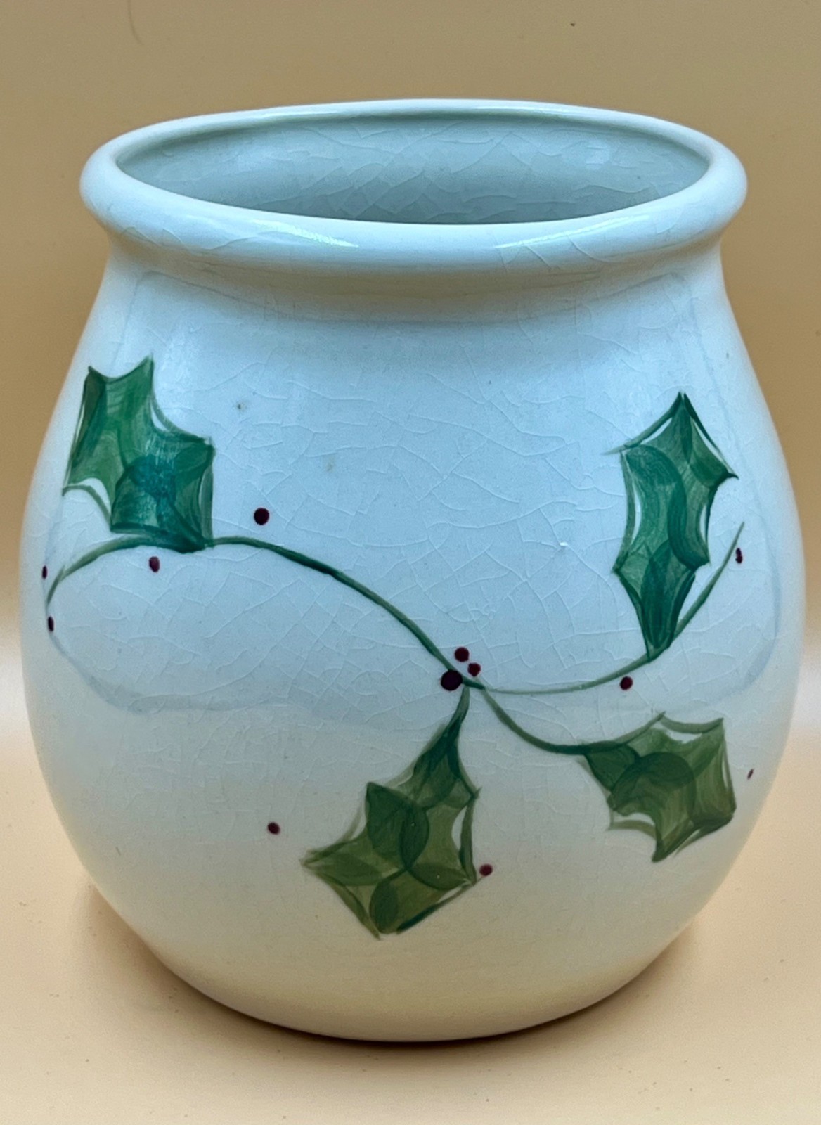 VTG Carmel Stoneware Co. Holly Planter/Vase - 5.5\