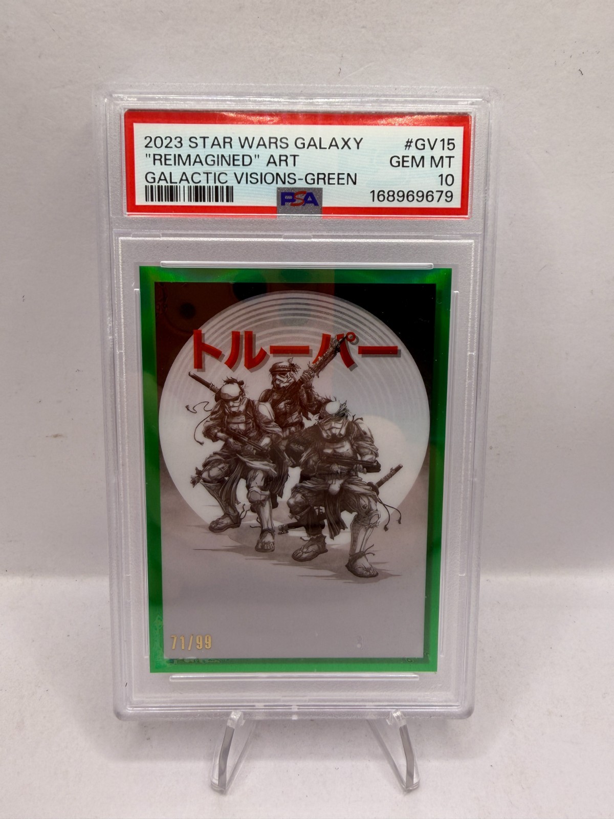 2023 Topps Star Wars Galaxy Reimagined Art GV-15 Galactic Visions /99 PSA 10