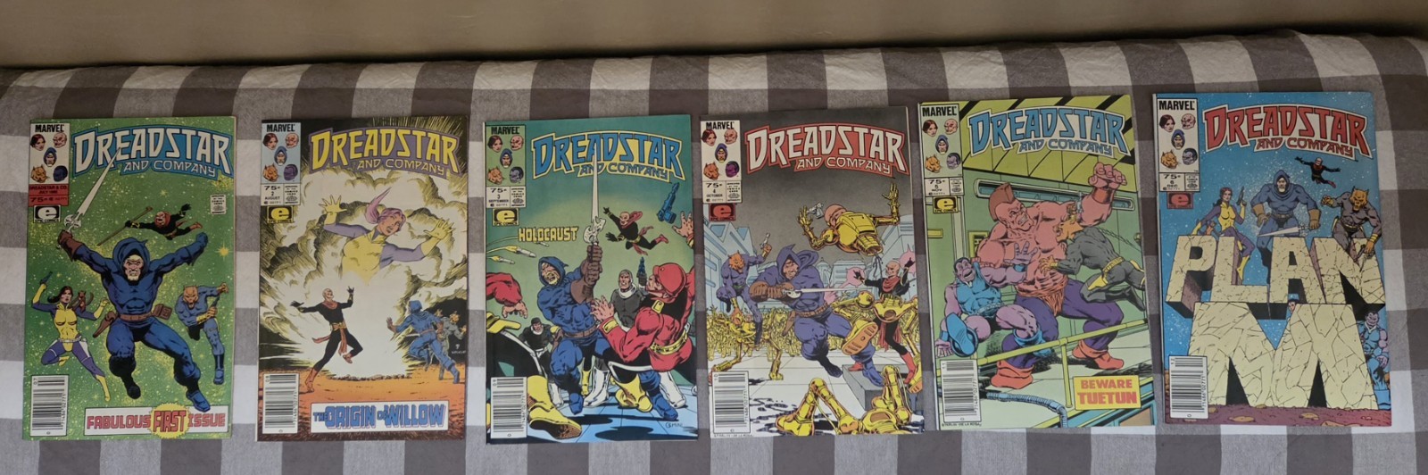 Marvel Comics Epic Dreadstar and Company First Issue Origin of Willow & #3-6 Set