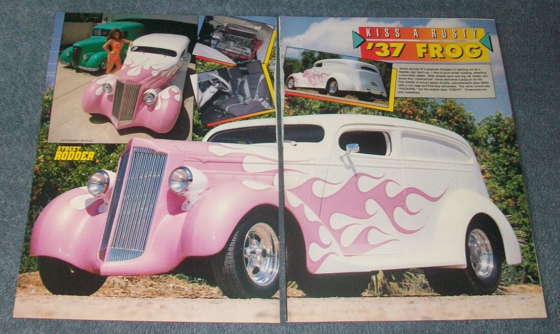 1937 Packard Custom Sedan Delivery Vintage Street Rod Article 