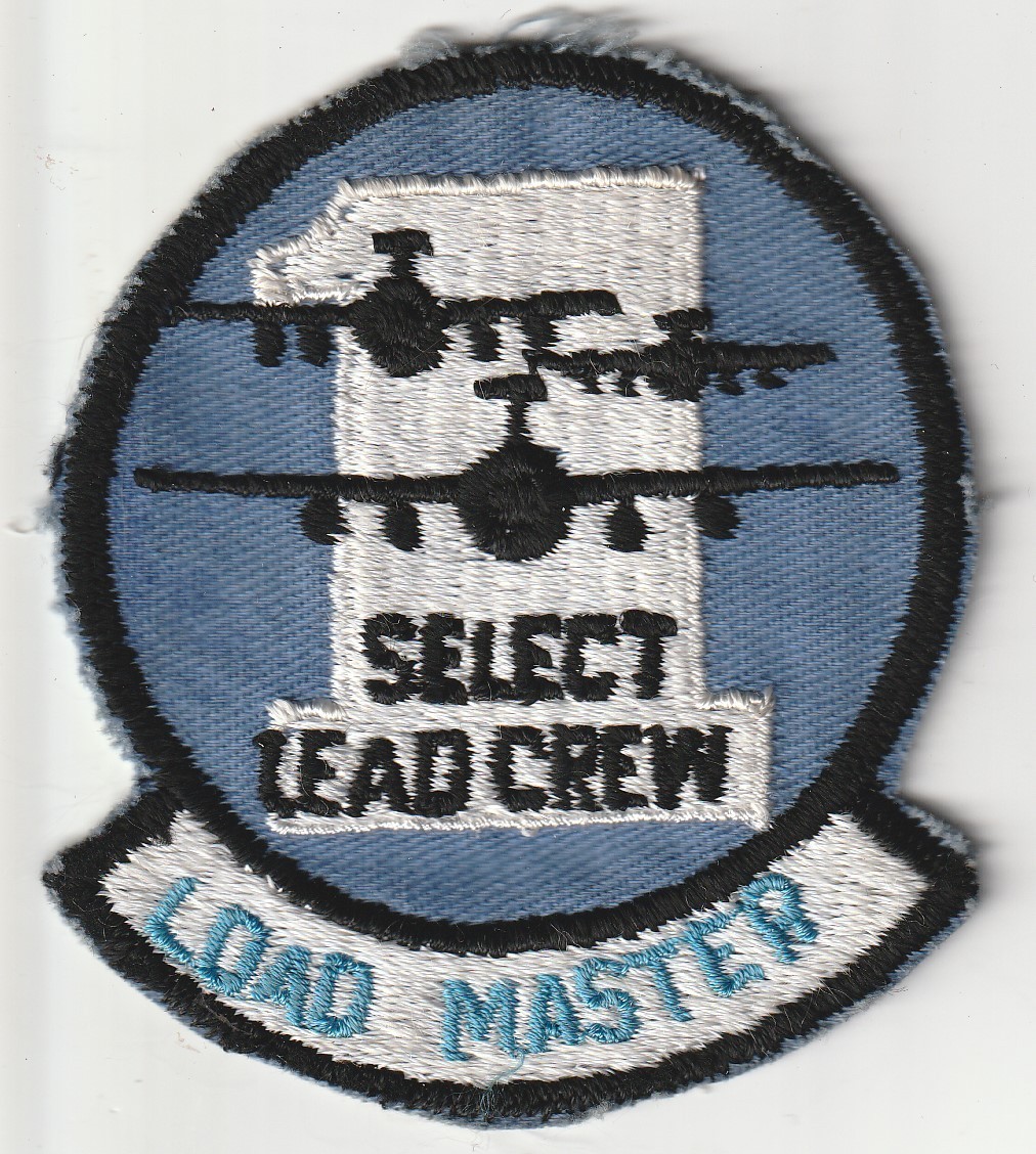 USAF air force select lead crew LOAD MASTER patch USAF air force select lead crew LOAD MASTER patch