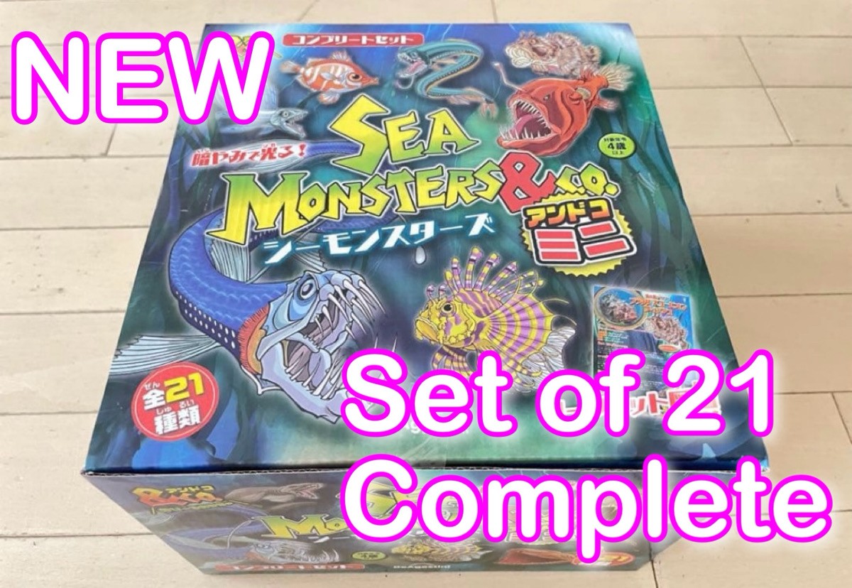 DeAgostini Sea Monsters & Co Mini Complete Set 21 Figures New