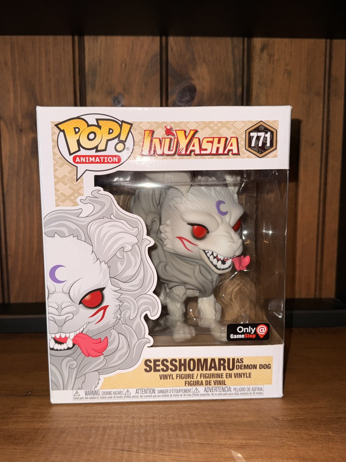 Funko Pop Animation Inuyasha Sesshomaru Demon Dog #771 Vinyl Figure