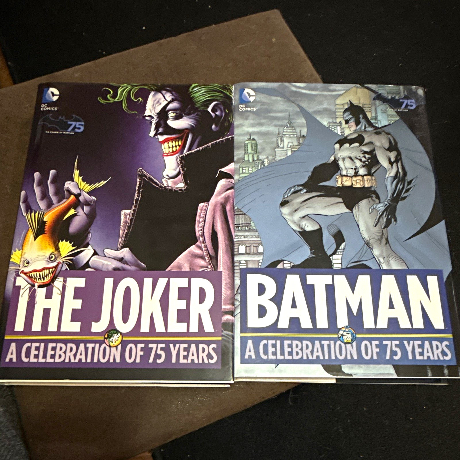 DC Comics Batman & The Joker A Celebration of 75 Years 2-Book Set English
