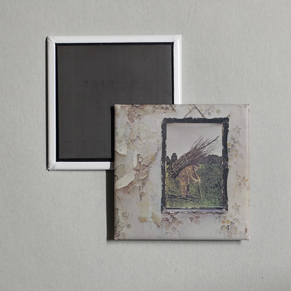 Led Zeppelin - Led Zeppelin IV Album Cover Locker Fridge Magnet