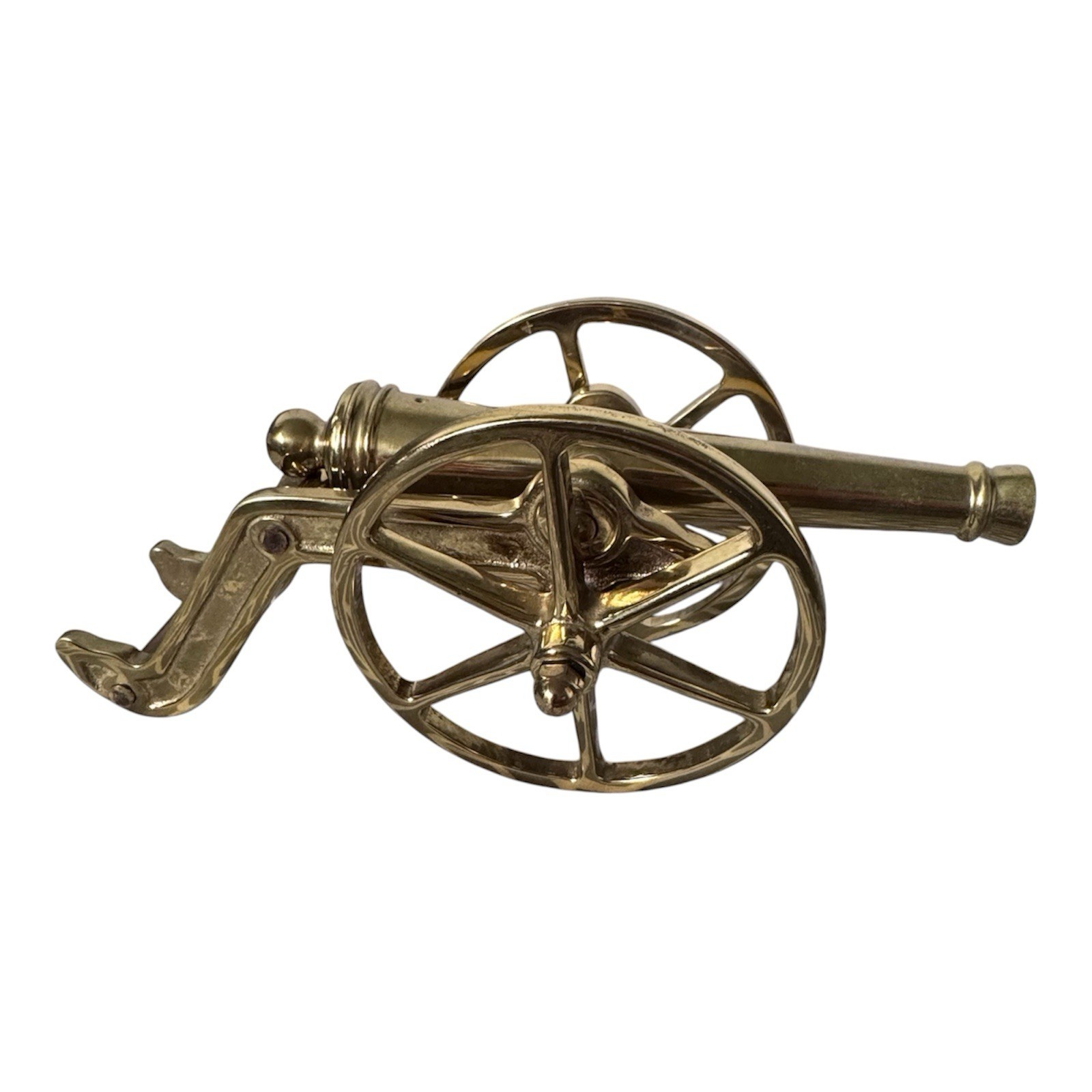 Vintage Solid Brass Cannon 10\