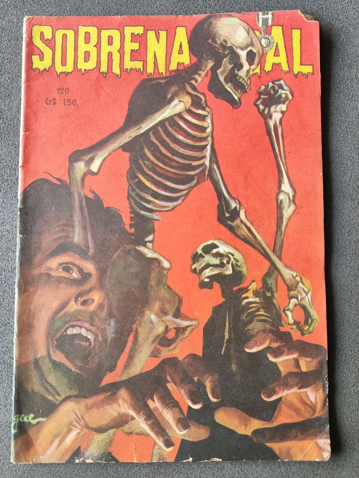 Sobrenatural #120 - Silver Age Horror - Skeleton Cover - Brazilian: 1965 Sobrenatural #120 - Silver Age Horror - Skeleton Cover - Brazilian: 1965