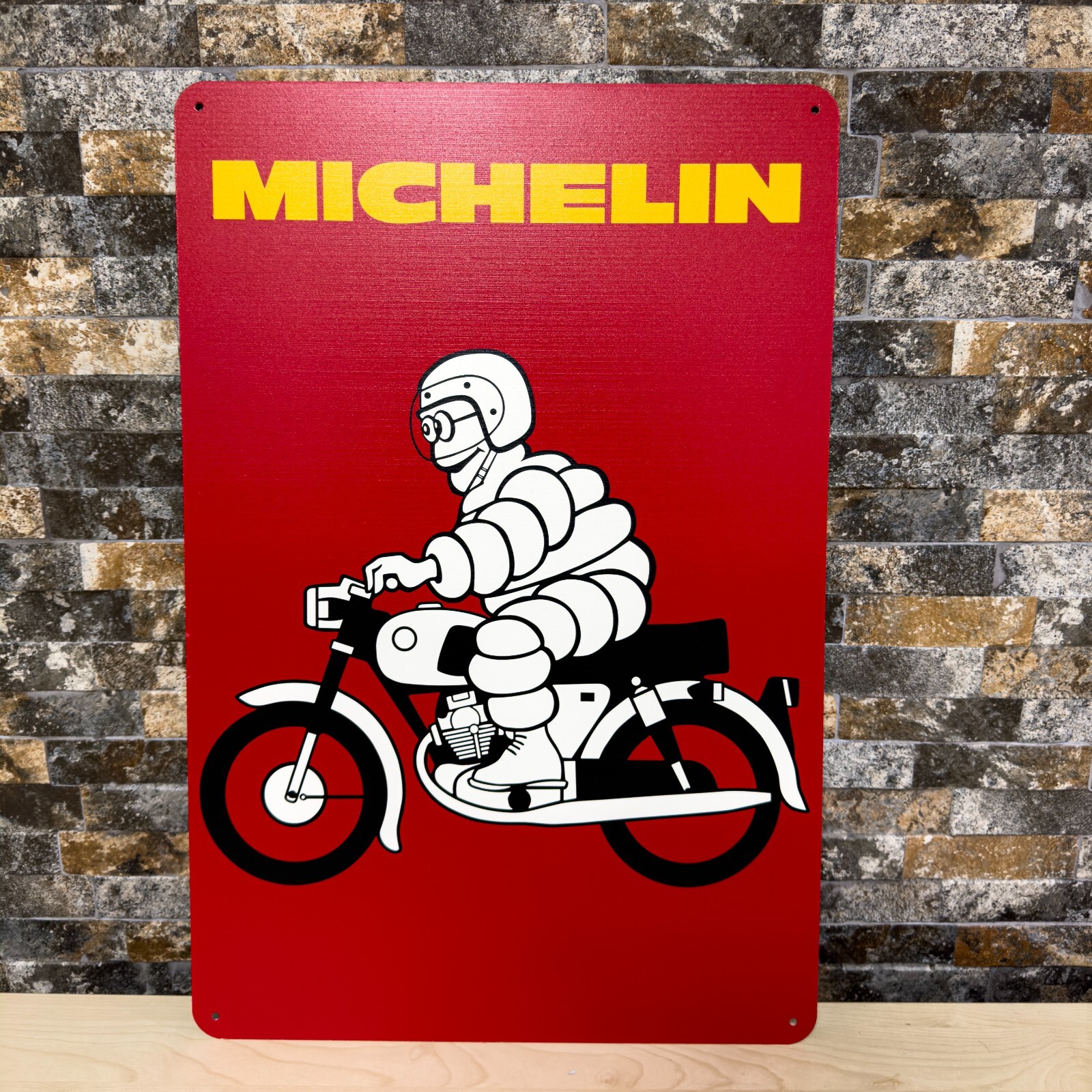 Vintage Rare Sign- MICHELIN Advertising Sign - Heavy Metal -  24\