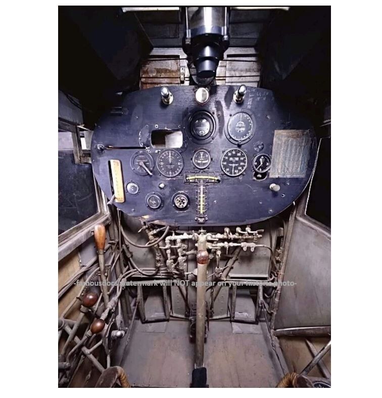 Charles Lindbergh PHOTO Spirit of St Louis Cockpit