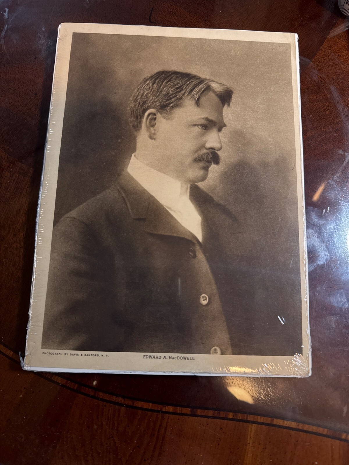 Edward A. MacDowell Portrait By Davis/Sanford N.Y. Antique Sepia-Toned     51-18