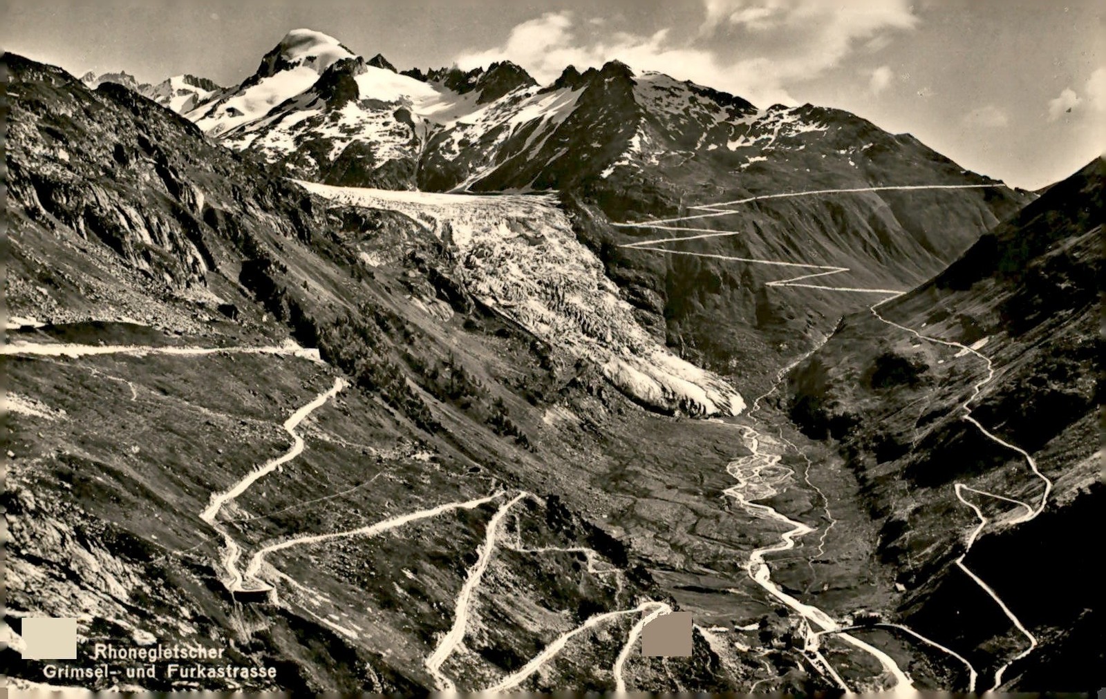 Rhonegletscher, Grimsel und Furkastrasse, 4748 Photoglob - Wehrli A. Postcard