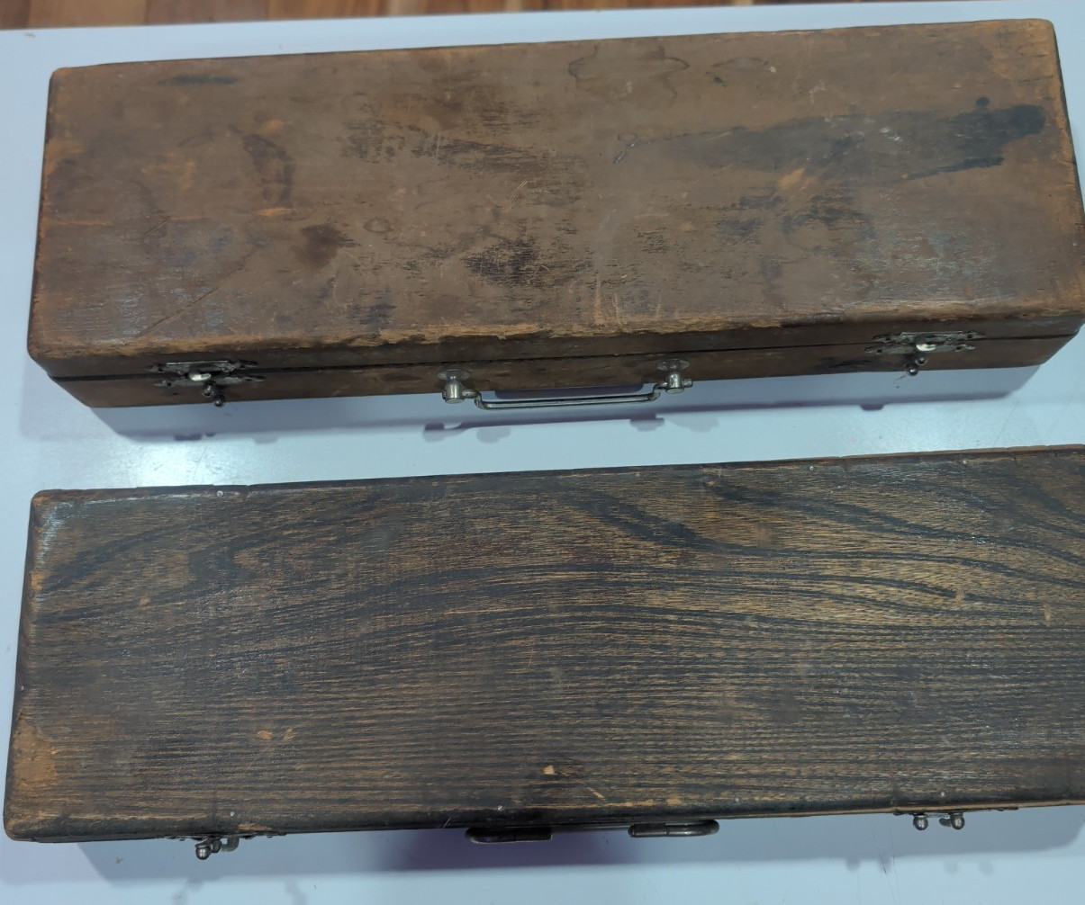 Antique Veterinary Pin Firing Cautery Sets Sharp & Smith Chicago Star Marked