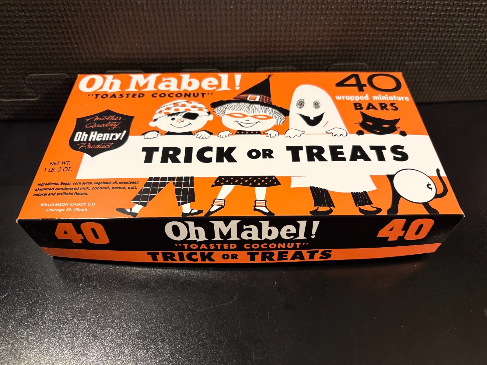 1950s Oh Mabel (Halloween, variation #1) - Empty custom design display box