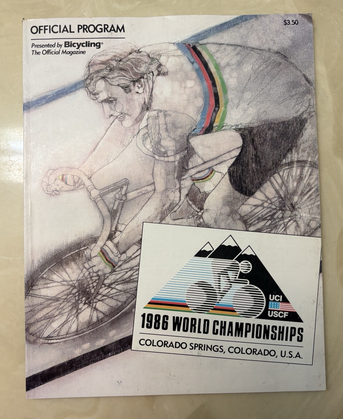 World Cycling Championship 88 Page 1986 Official Guide