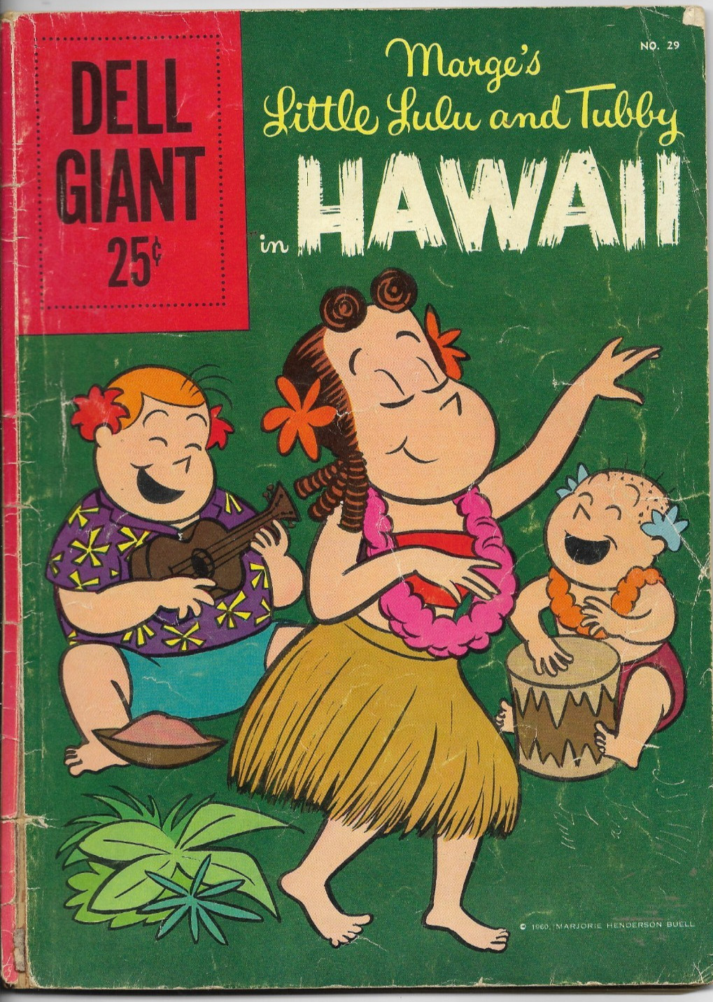 Marge\'s Little Lulu and Tubby in Hawaii #29 Dell Giant Comic 1960 VG-