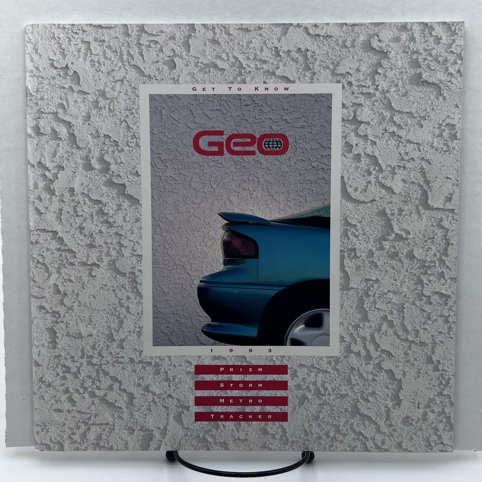 1993 Geo Model Lineup Sales Brochure