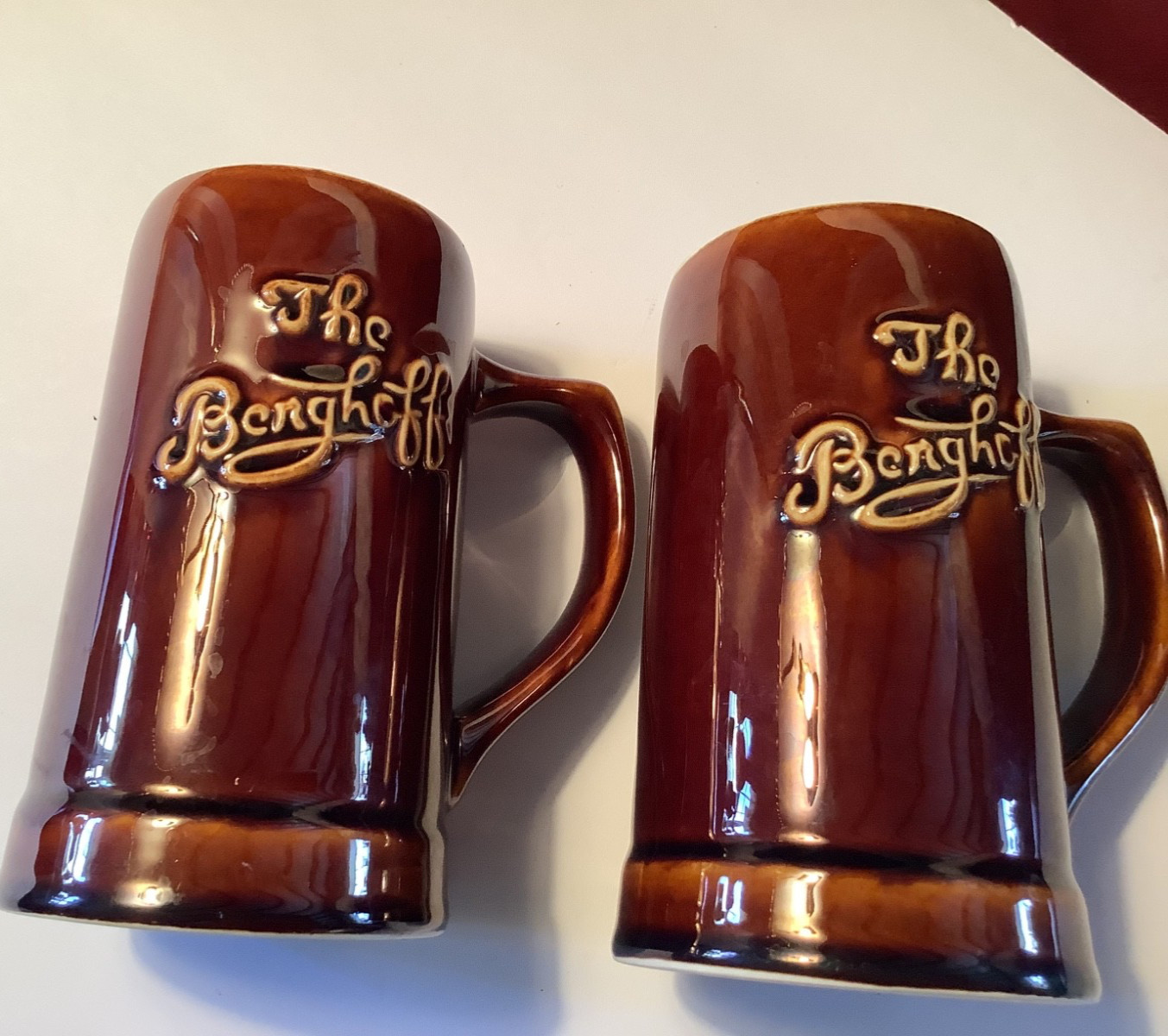 The Berghoff /Chicago/ mugs. Set of 2. Hall china