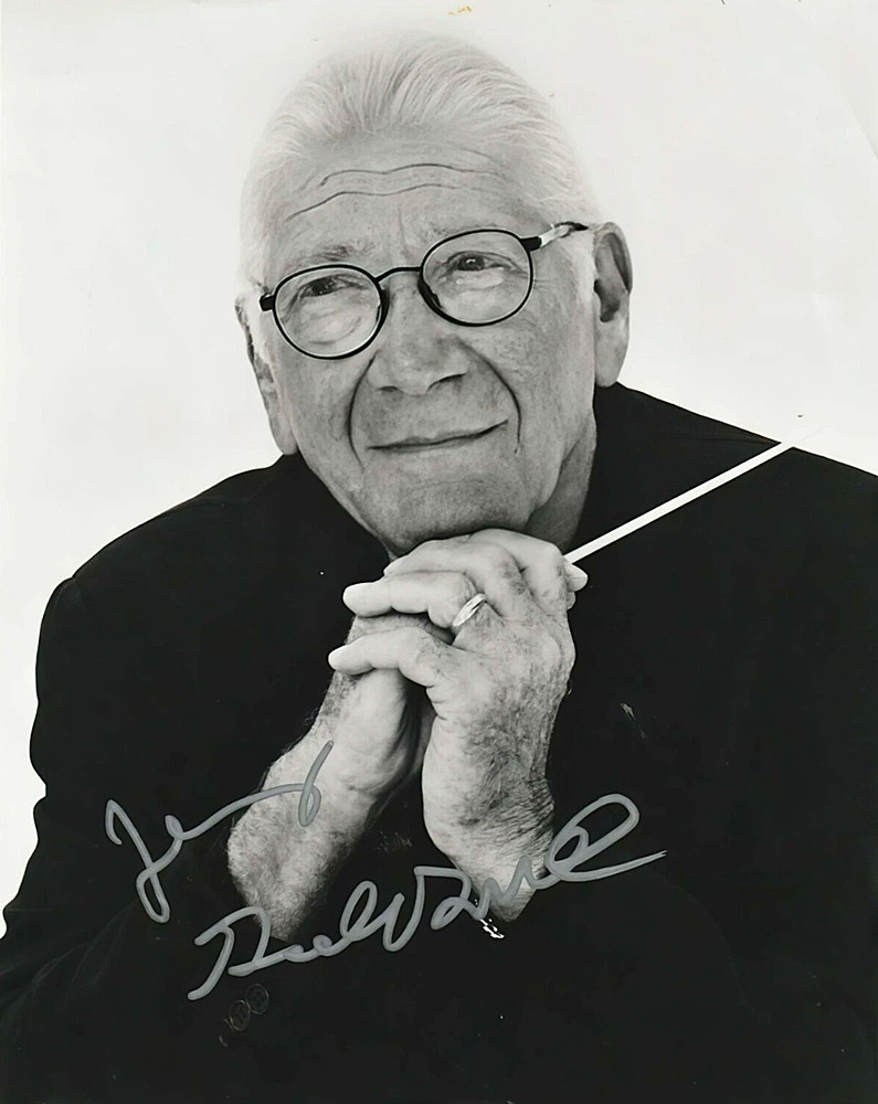 JERRY GOLDSMITH SIGNED REPRINT AUTOGRAPH US COMPOSER 8