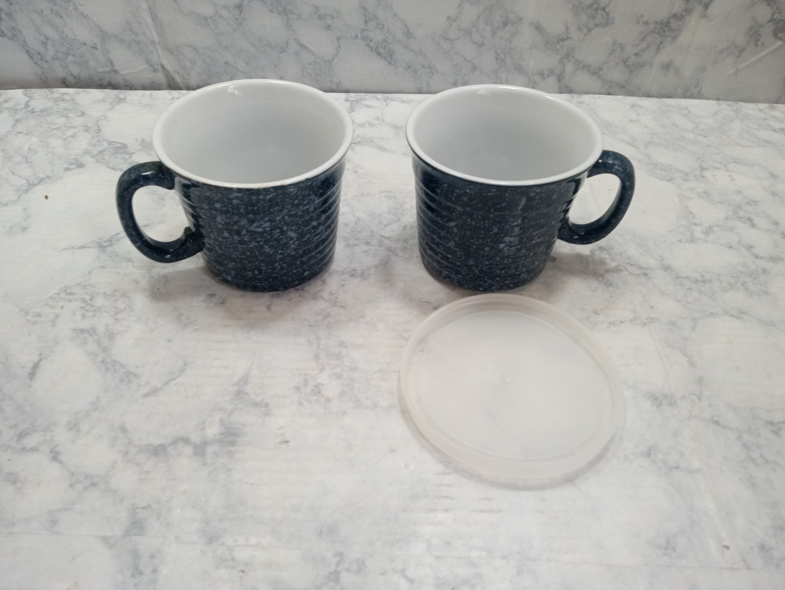 2 Fabulous Home Soup Bowl Coffee Cup Blue