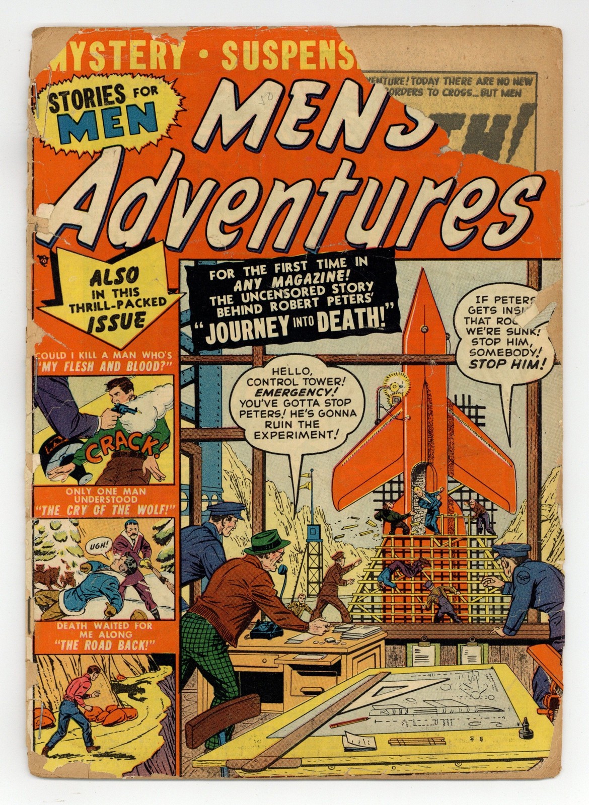 Men\'s Adventures #8 PR 0.5 1951 Low Grade