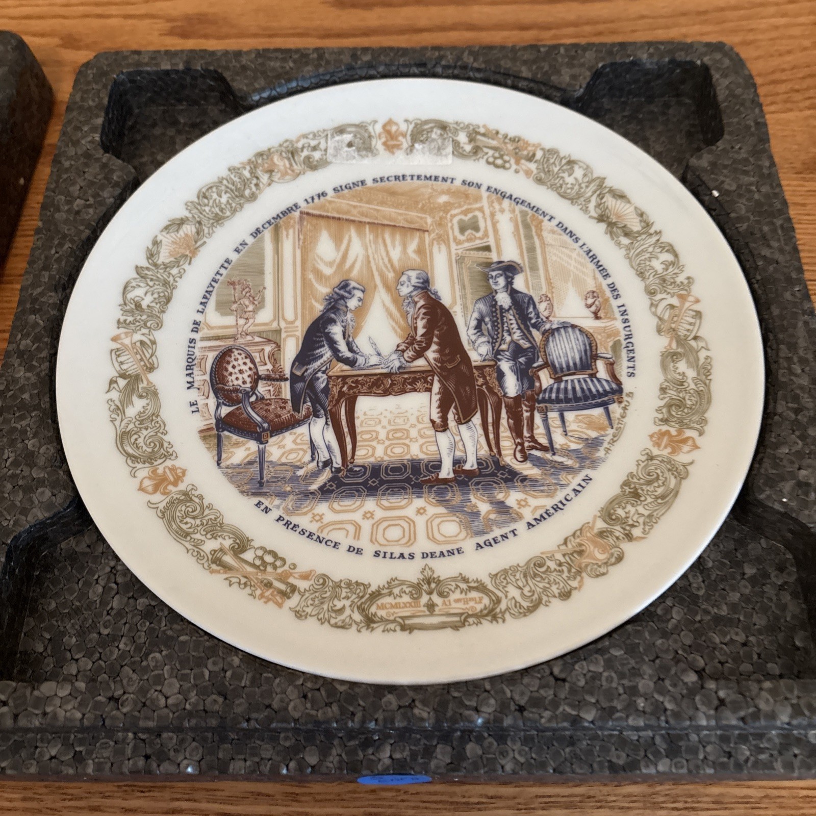 VINTAGE D\'ARCEAU LIMOGES ASSIETTE HENRI D\'ARCEAUL FILS FRANCE PLATE NUMBER 529