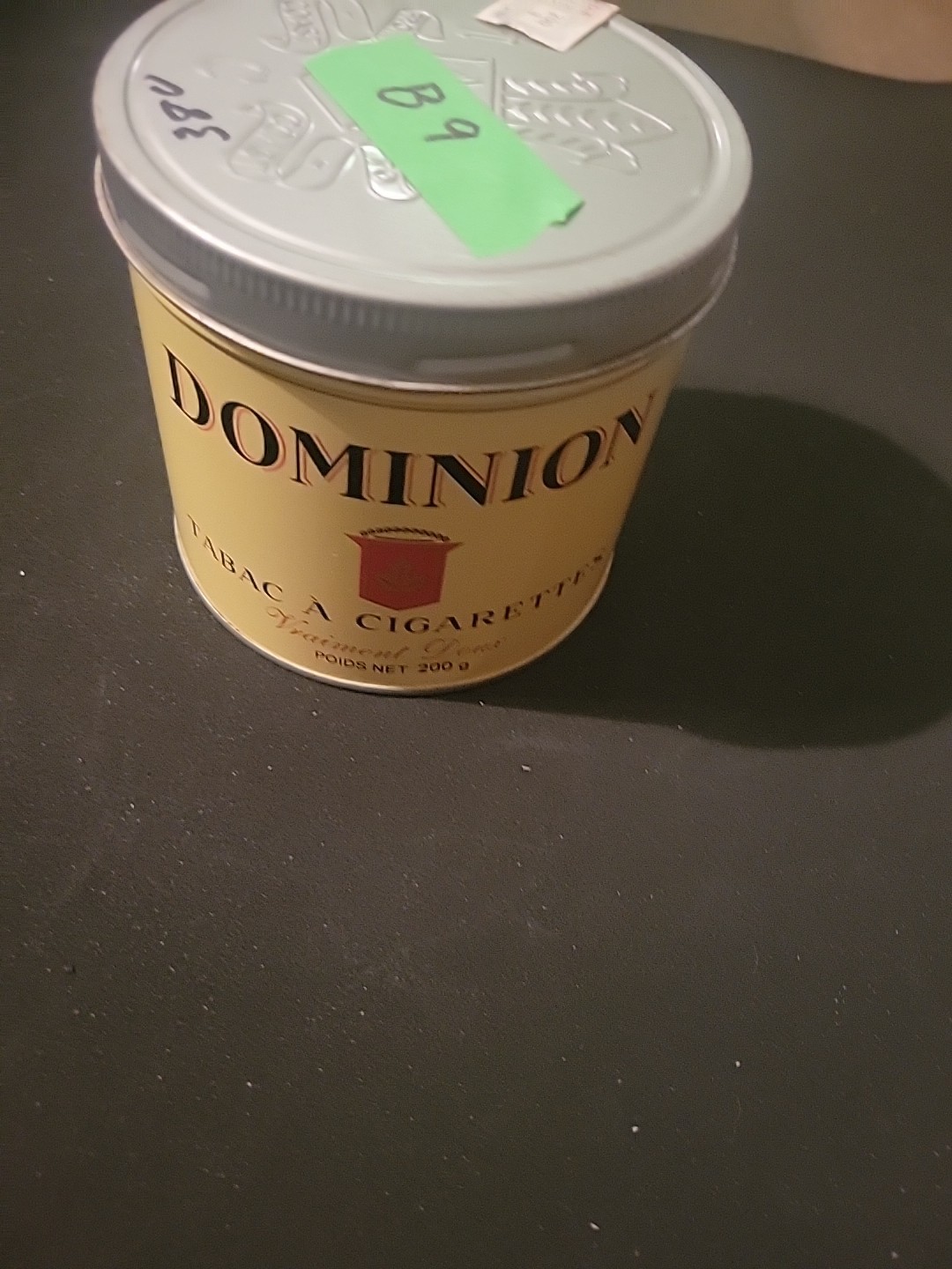 Dominion Cigarette Tobacco Tin empty Canada       B9