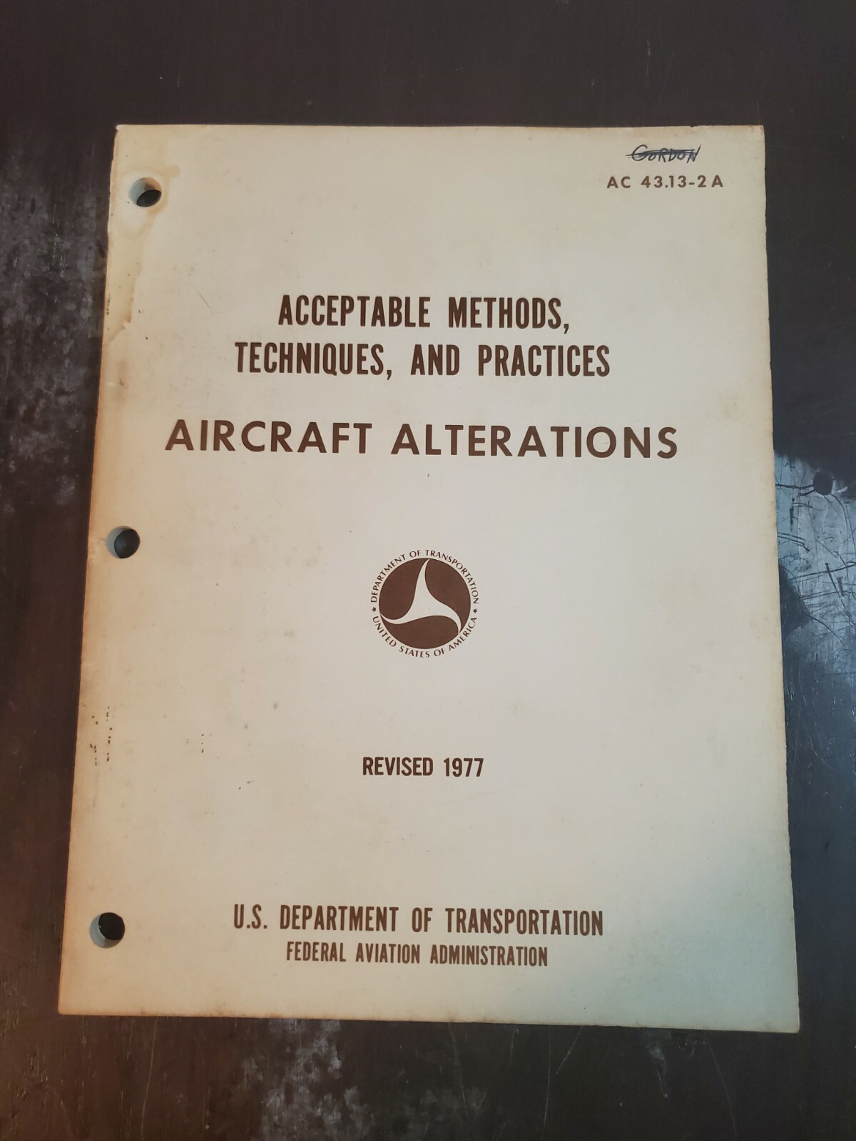 Acceptable Methods, Techniques, and Practices Aircraft Alterations 1977