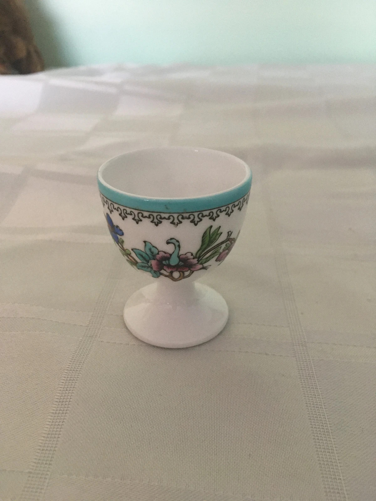 Antique 1862 Royal Worcester Egg Cup – Signed & Numbered W7908
