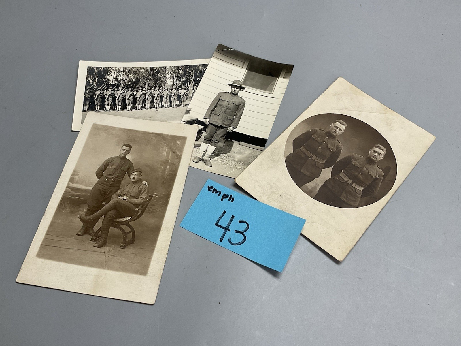 WW1 US Lot of Unnamed RPPC-emph43