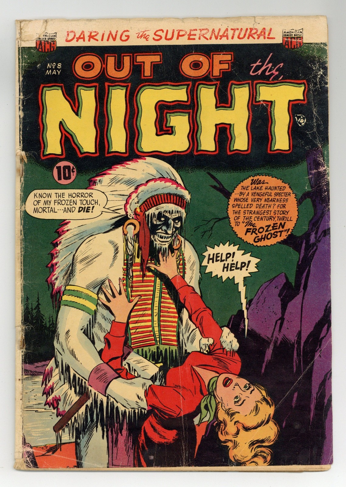 Out of the Night #8 FR/GD 1.5 RESTORED 1953