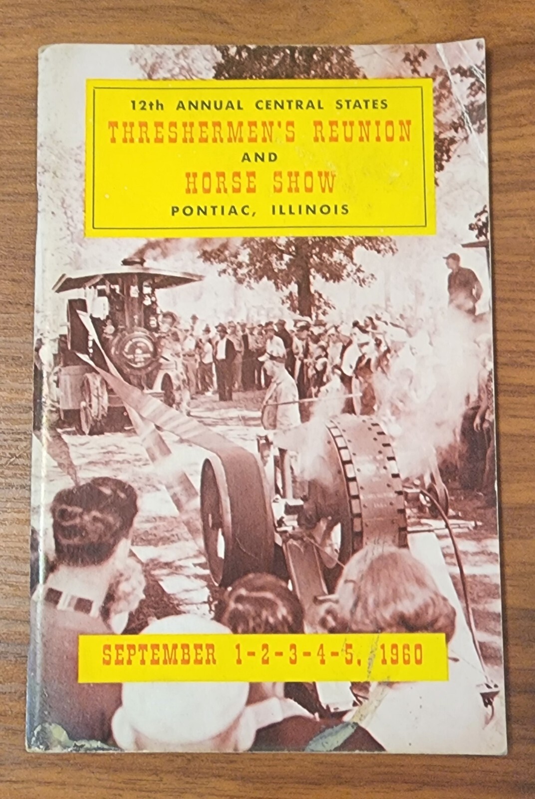Vintage 1960 Threshermen\'s Reunion And Horse Show Program Pontiac Illinois