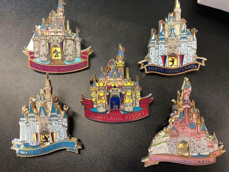 Disney Parks WDI LIMITED edition Castle Pin Set Disney Parks WDI LIMITED edition Castle Pin Set