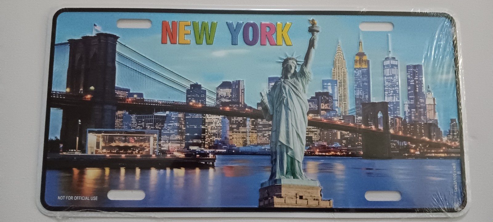 NEW YORK- 12 Different  Souvenir License Plates for Art, Craft, Gift, Decoration