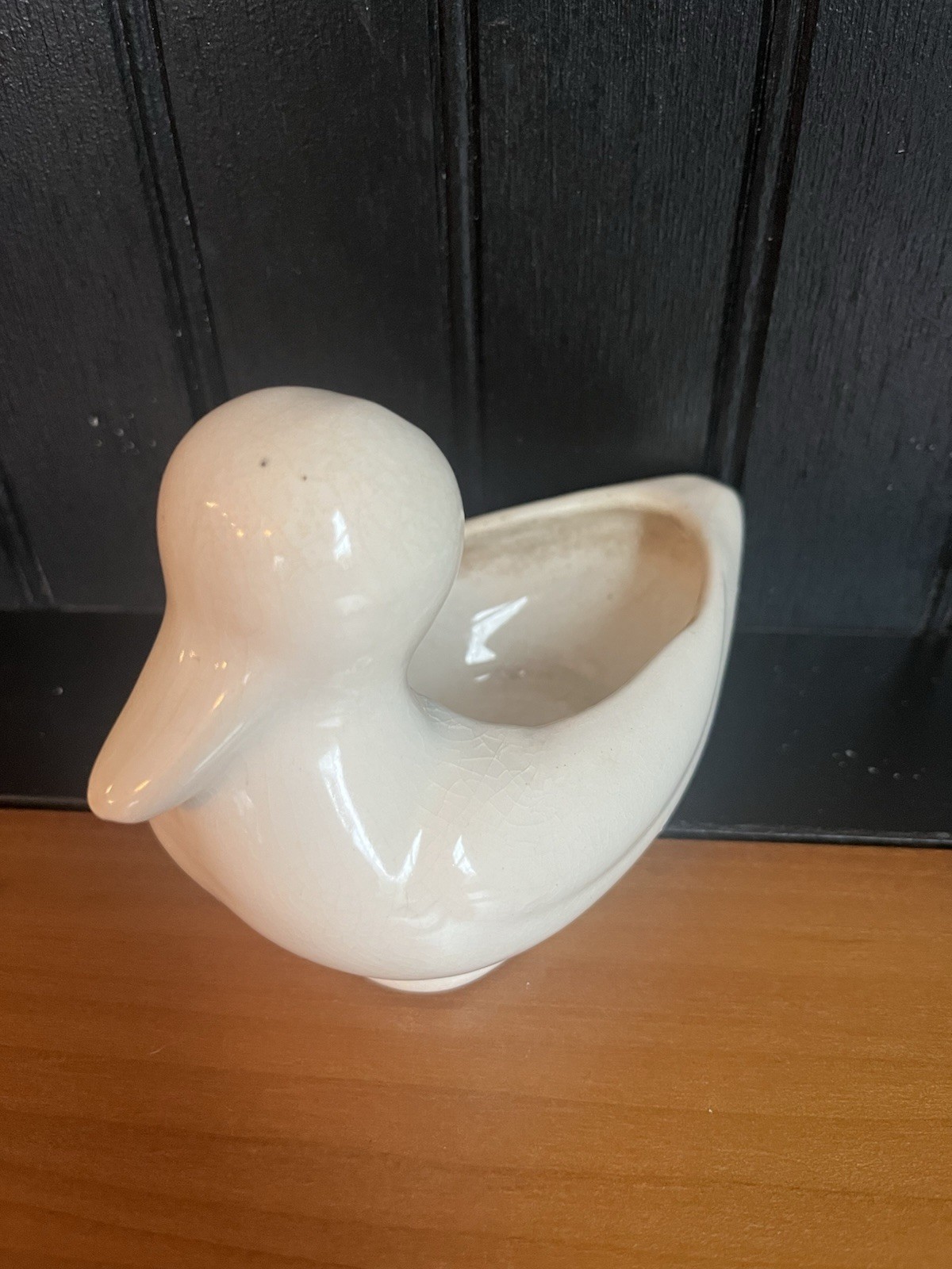 Vintage Small Duck Planter