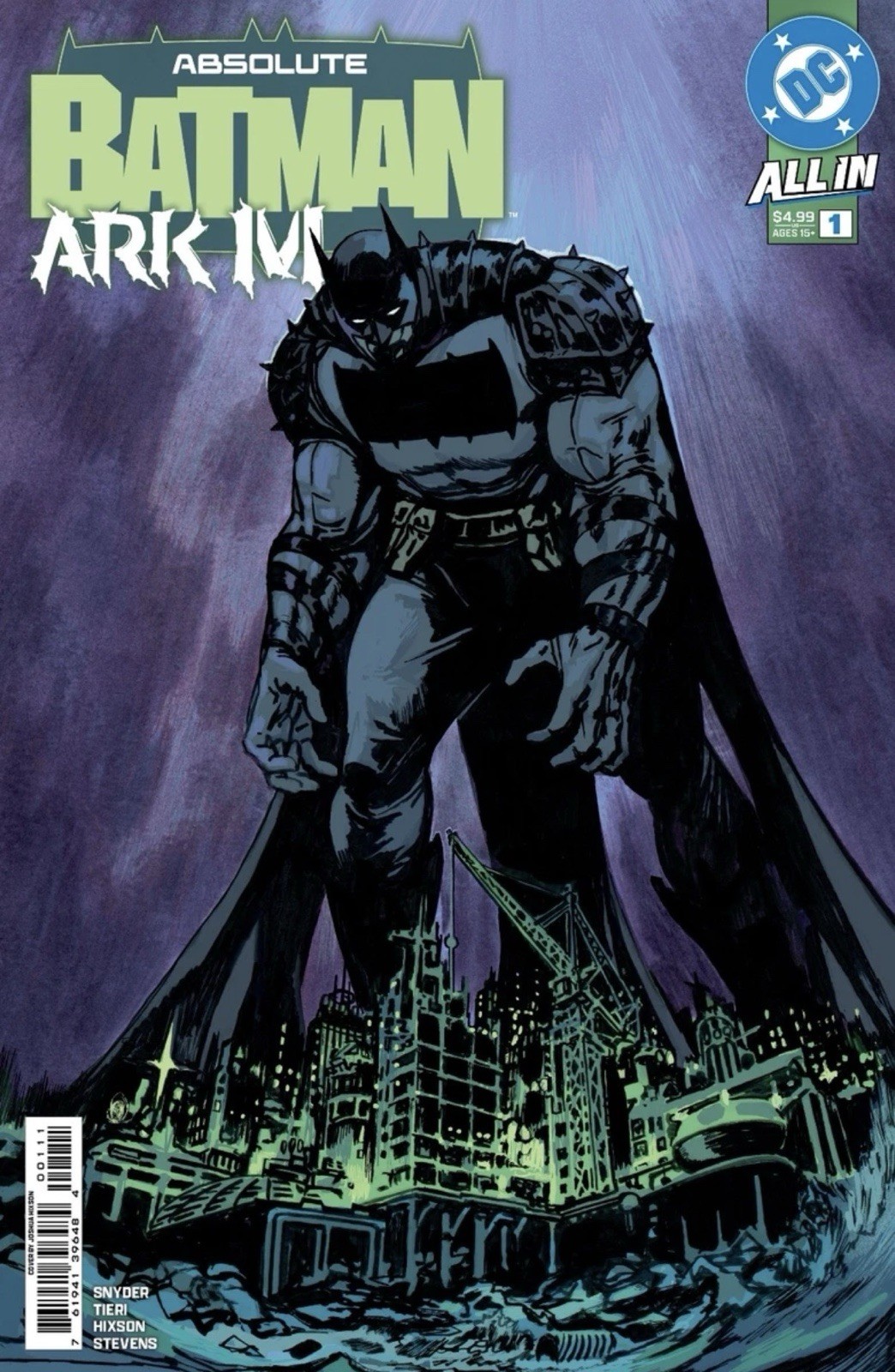 Absolute Batman Ark-M Special #1 Cover A Joshua Hixson 1/7/26 Absolute Batman Ark-M Special #1 Cover A Joshua Hixson 1/7/26