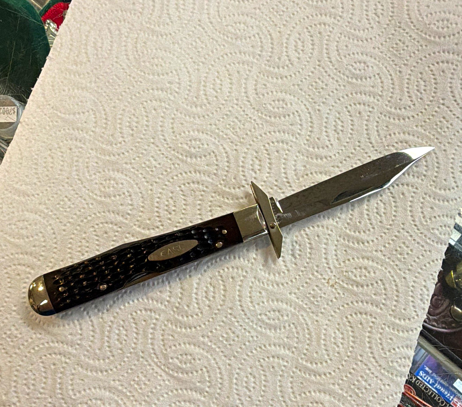 1972 Case XX Cheetah Bone Near Mint Rare Knife