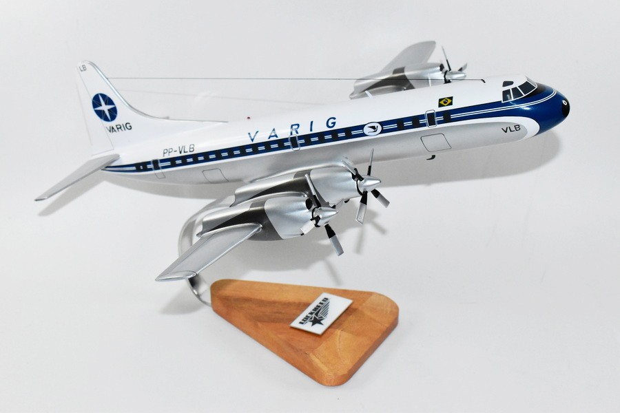 Lockheed Martin® L-188C Electra®, Varig 1983, 18-inch Mahogany Model