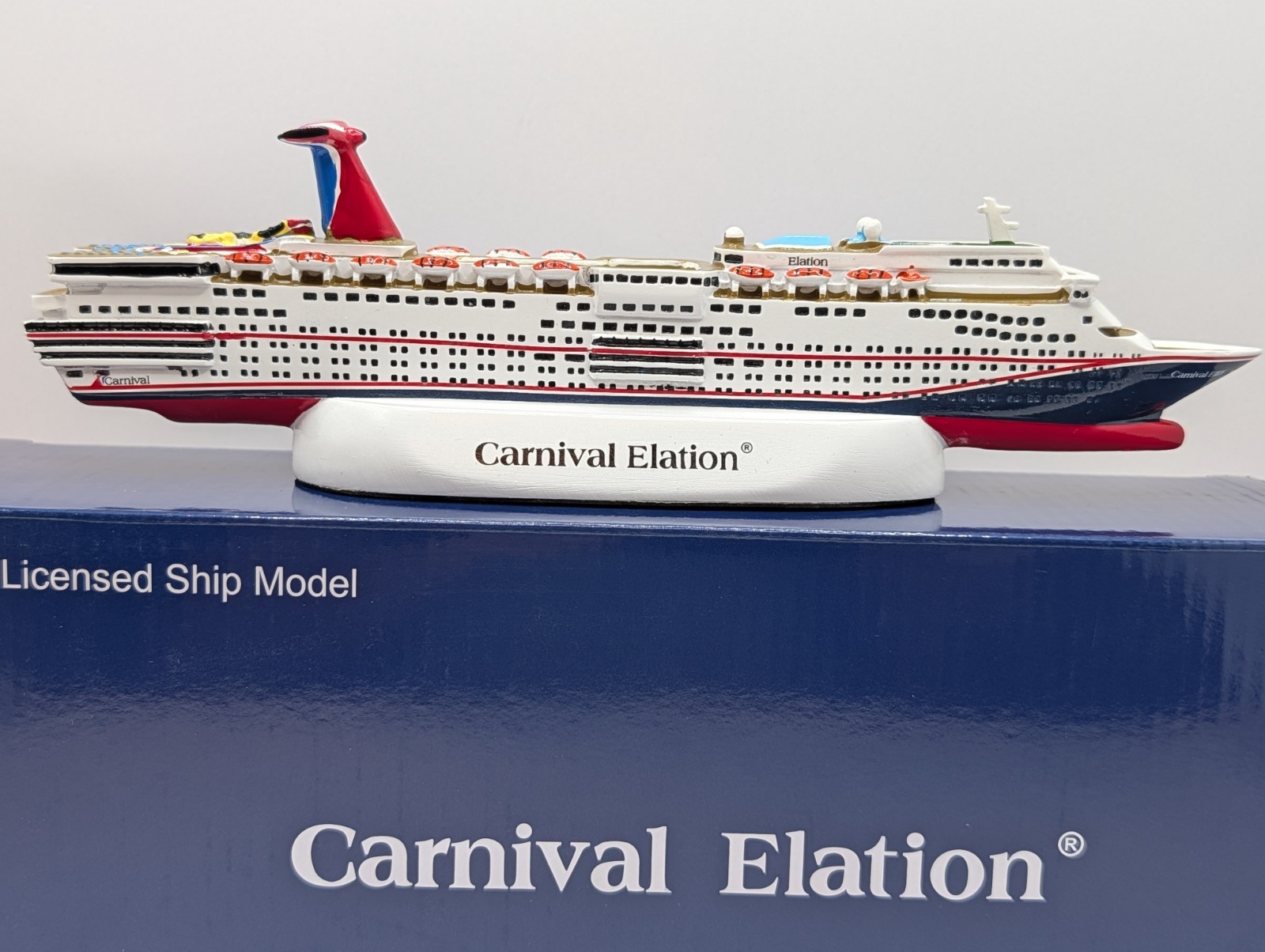 Carnival Elation 10” Cruise Ship Model New Onboard Exclusive Collectible