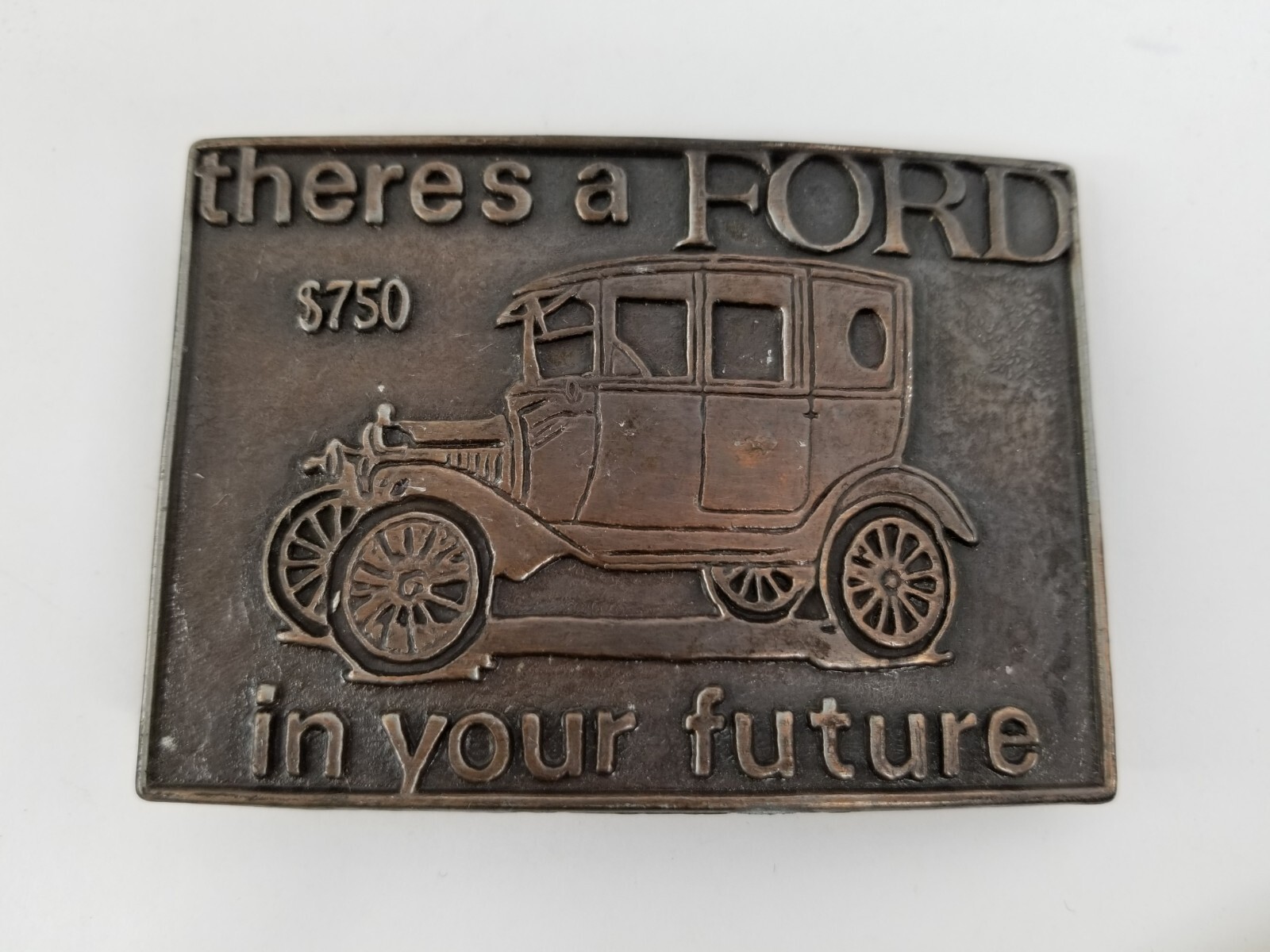 There's a Ford in your Future Classic Motor Company Logo Emblem belt buckle