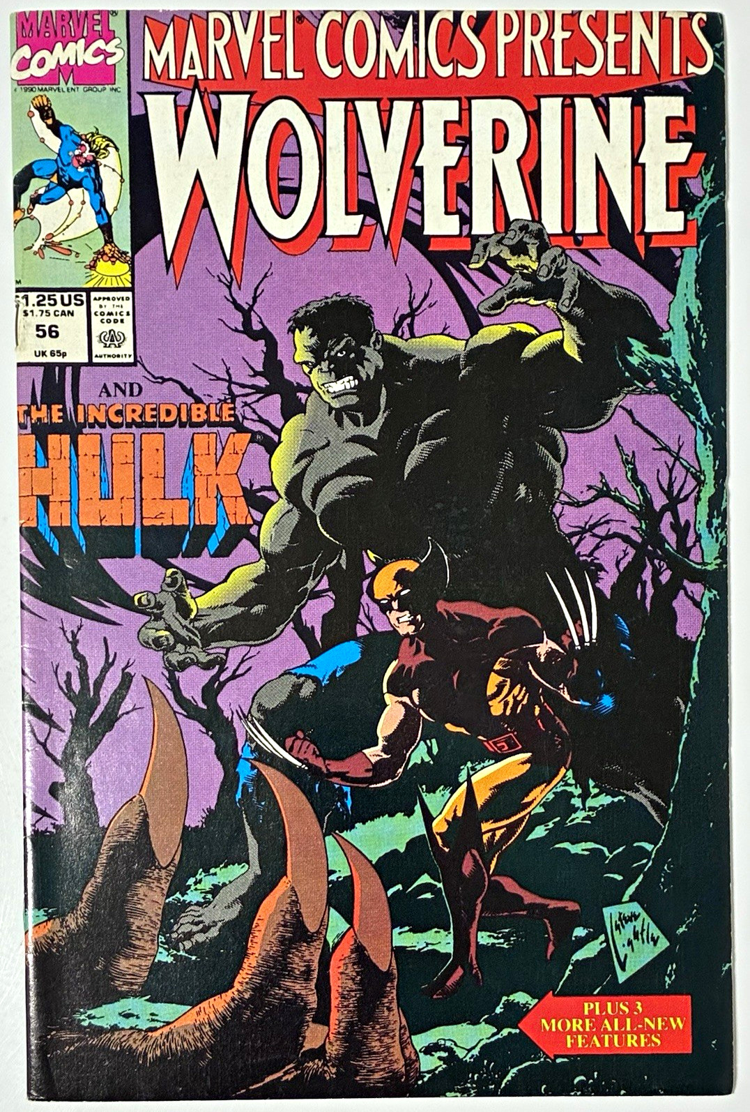 Buy 2 Get 2 Free (CHECK PROMO) Marvel Comics Presents #56 Wolverine VF/NM 1990 Buy 2 Get 2 Free (CHECK PROMO) Marvel Comics Presents #56 Wolverine VF/NM 1990
