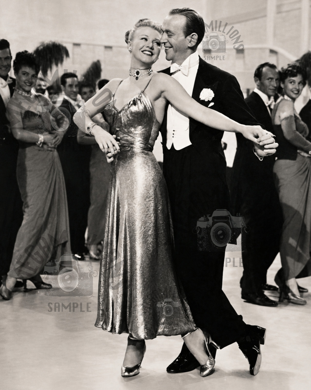 Vintage Fred Astaire and Ginger Rogers PHOTO Dancing Formal 680