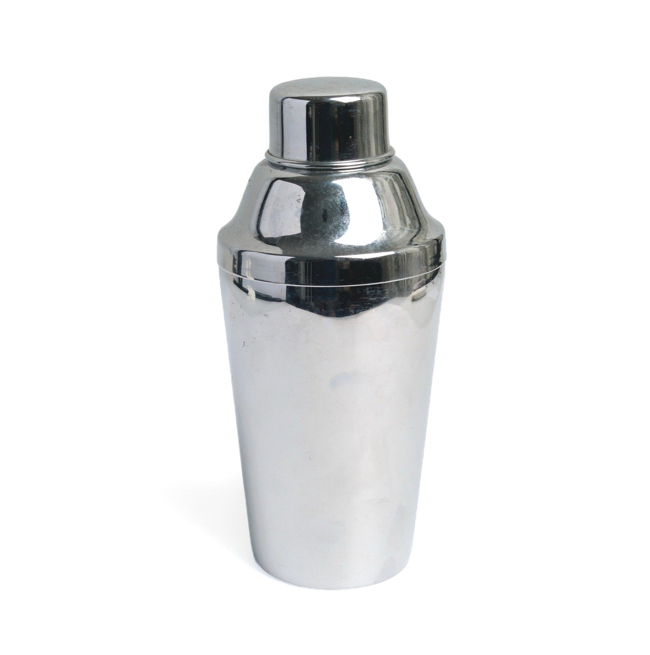 Mid-Century Silver Metal Cocktail Shaker Three Piece Celtic Made In England Mid-Century Silver Metal Cocktail Shaker Three Piece Celtic Made In England
