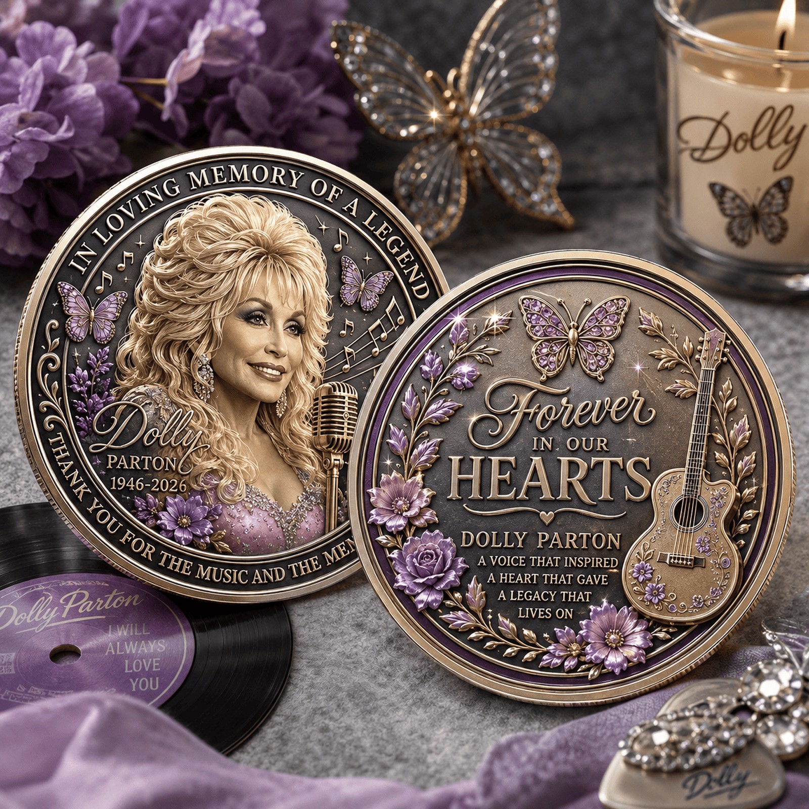 Dolly Parton Commemorative Coin - Forever a Country Legend Coin C017