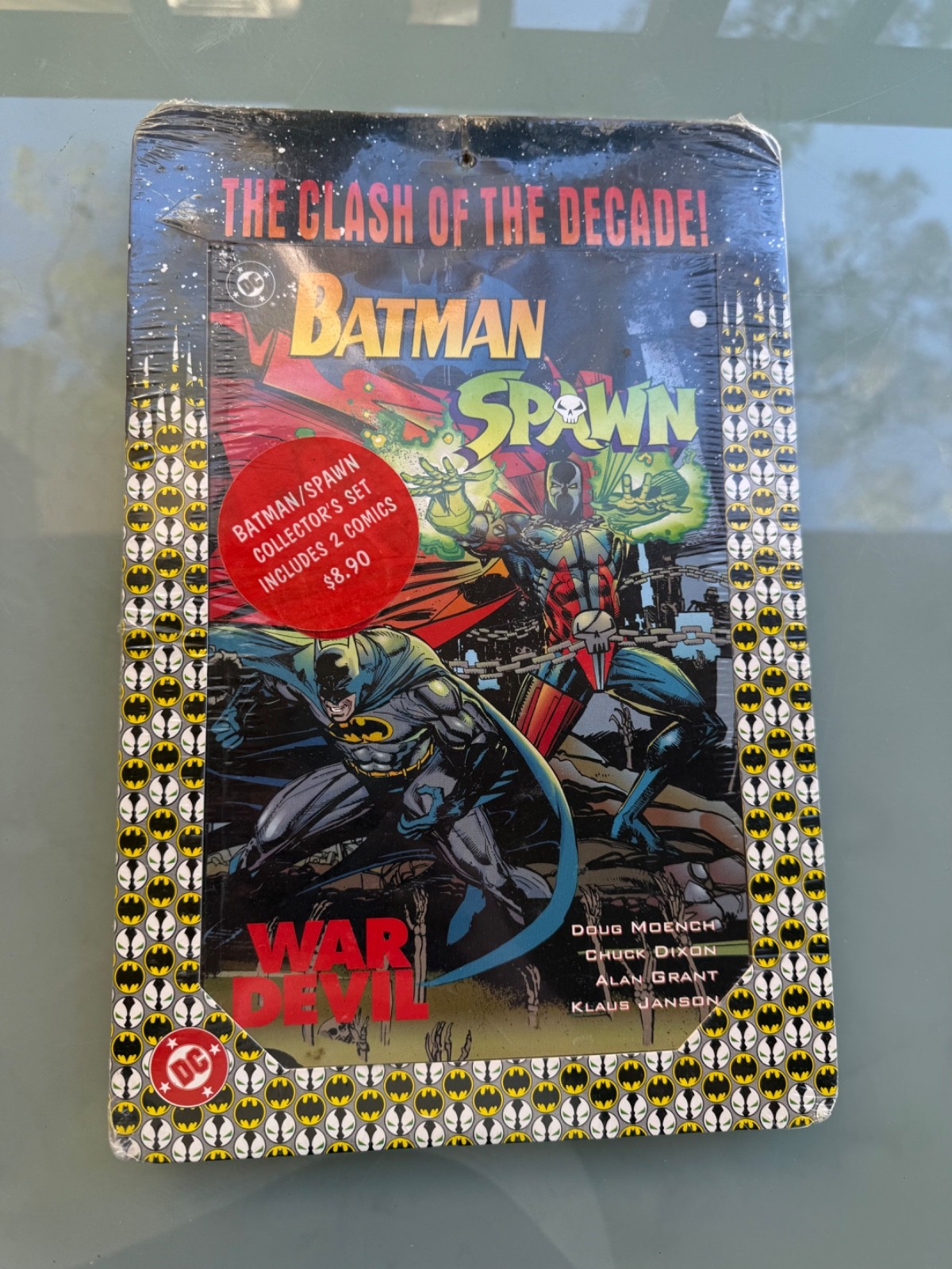 Batman Spawn War Devil Collector’s Set Sealed 2 Comics DC Image McFarlane Miller