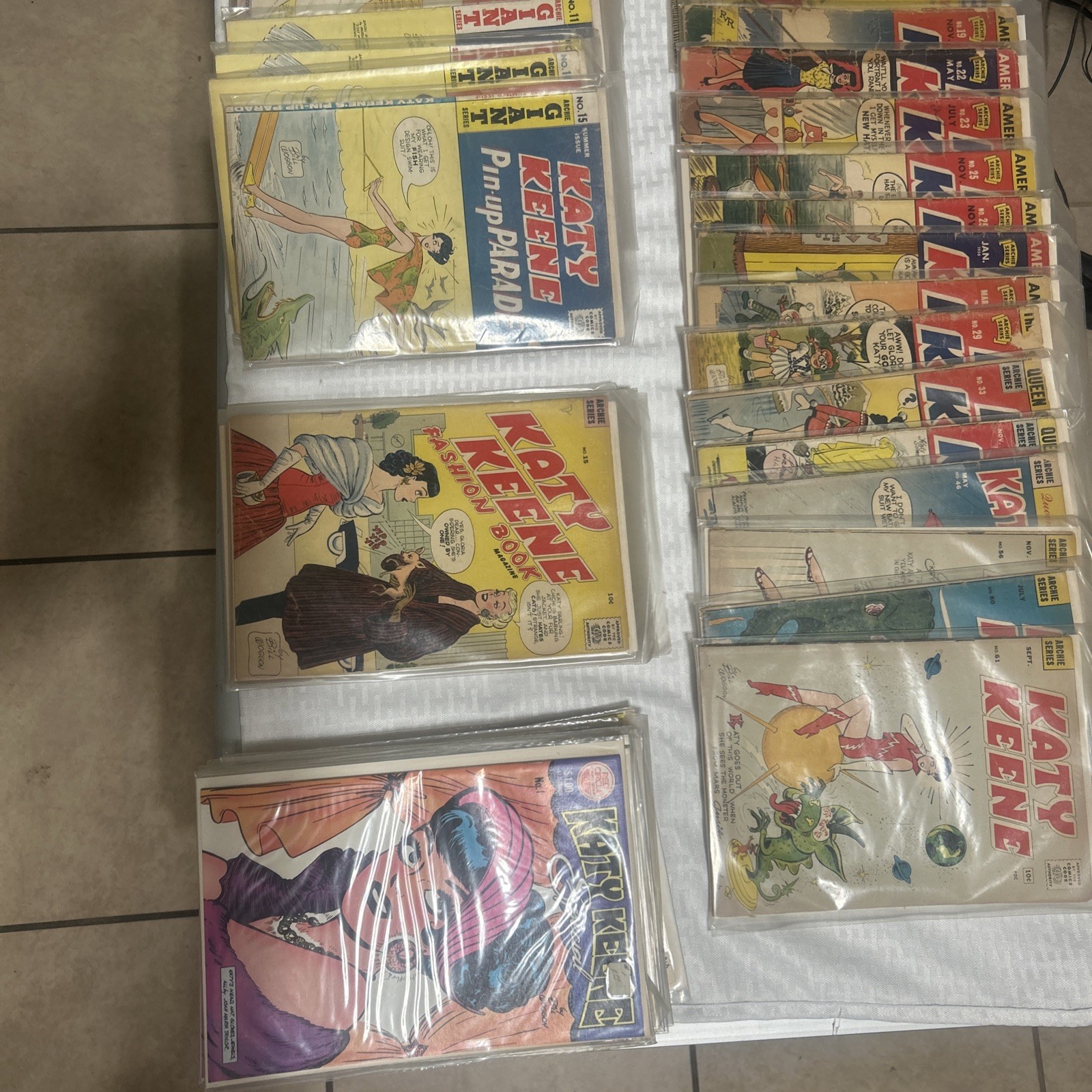 Katy Keene Lot of 48, Fashion Book, Pin-up Parade, Archie Giant Series+ more