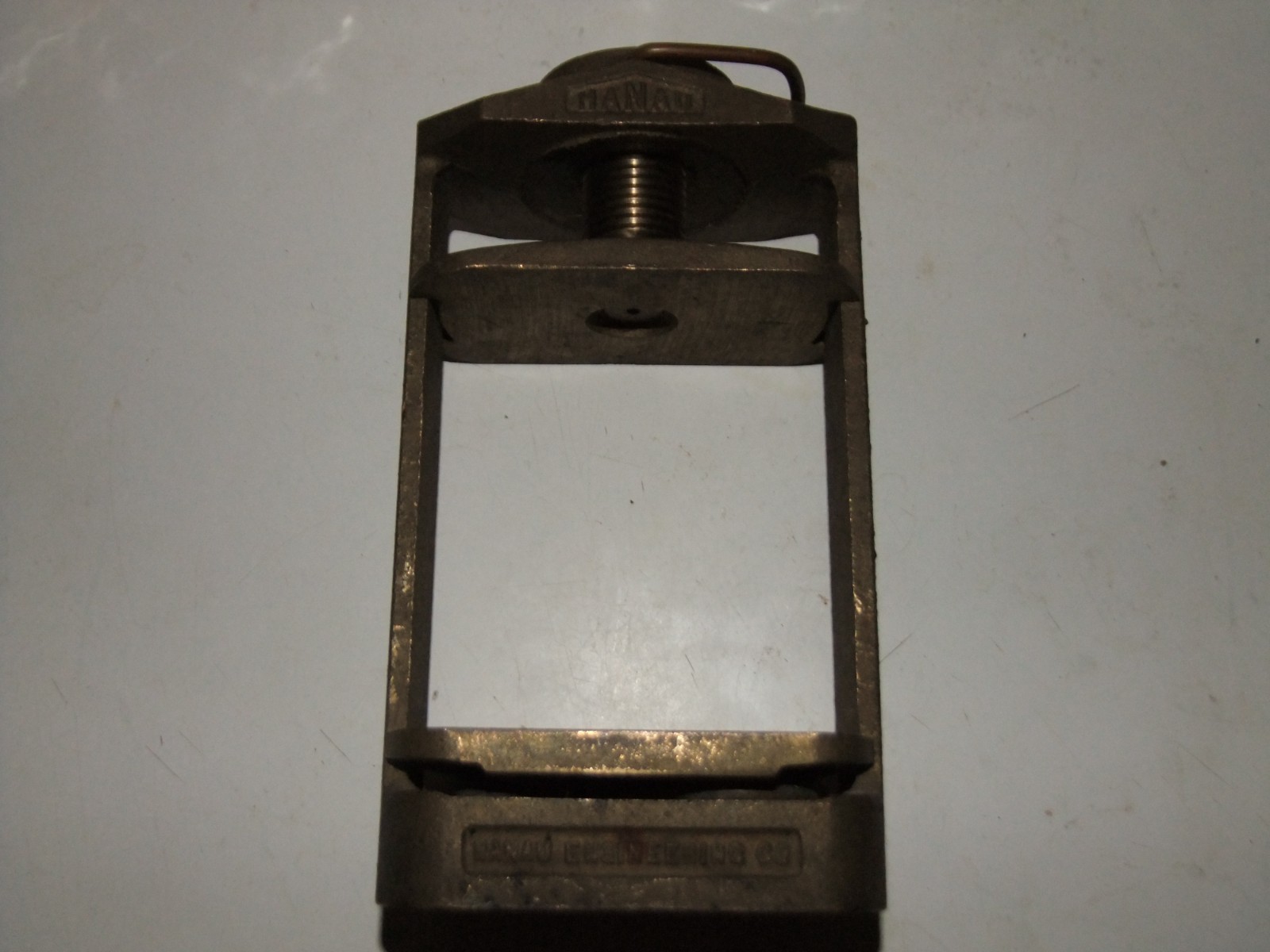 HANAU ENGINEERING CO. DENTAL BRASS DENTURE FLASK PRESS #2