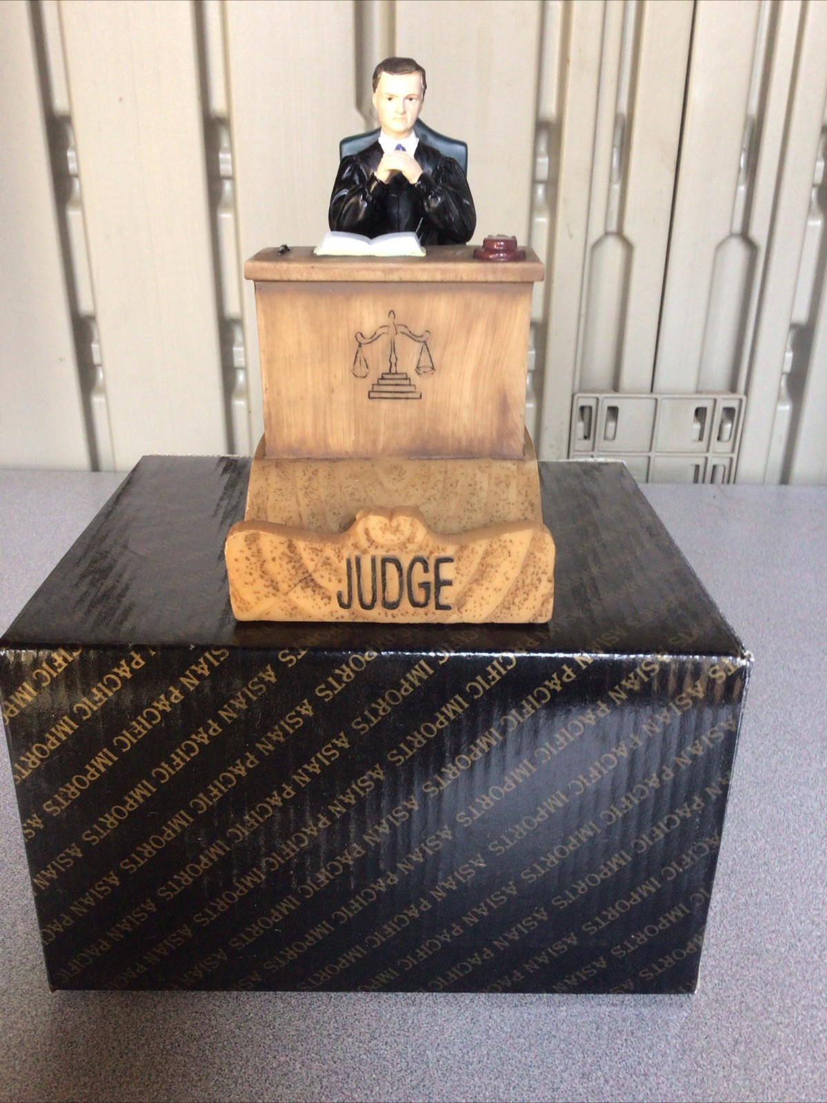 Asian Pacific Imports JUDGE Figurine 6” Asian Pacific Imports JUDGE Figurine 6”