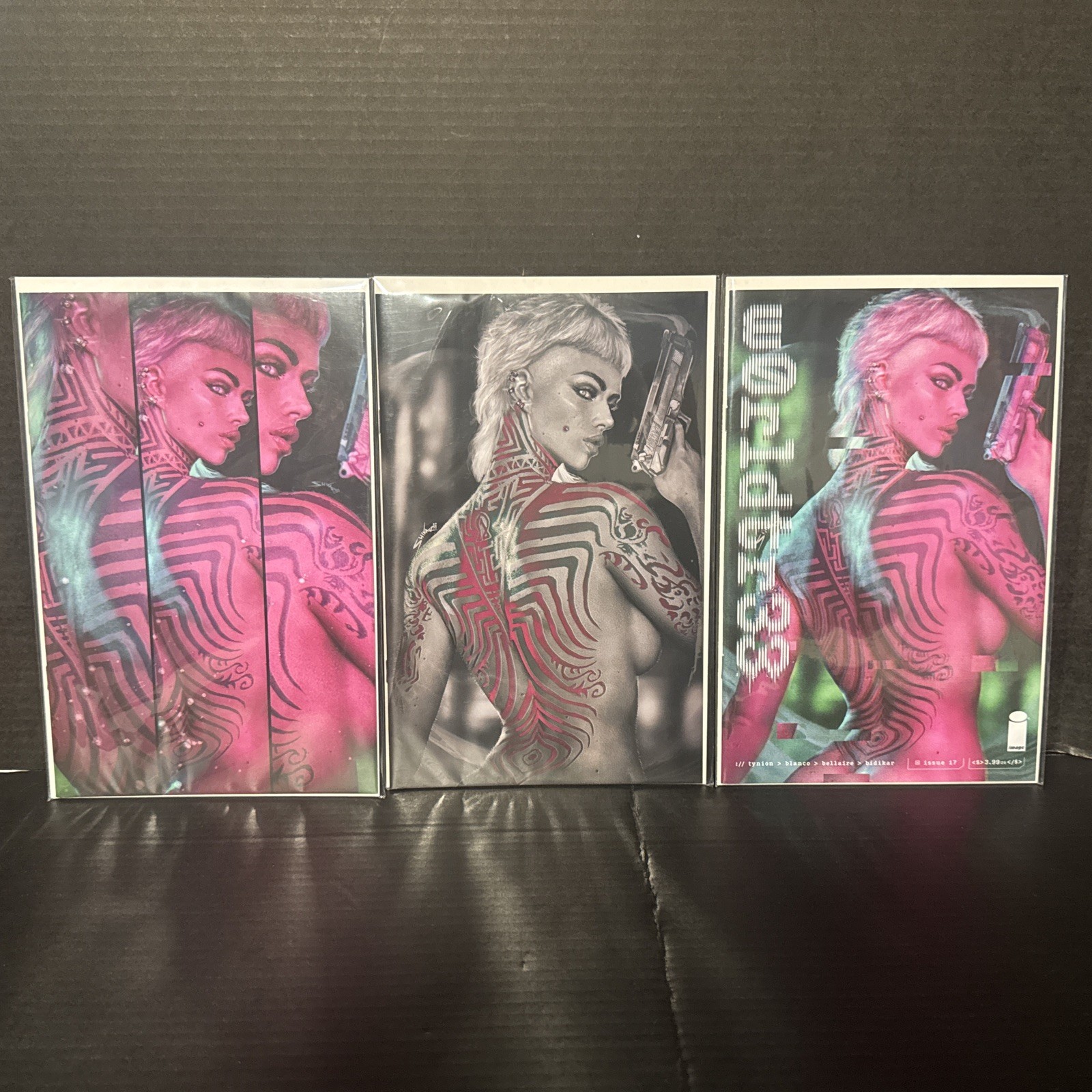 W0RLDTR33 #17 SHIKARII 616 Trade Dress & Virgin Variant ABC Set LTD 500